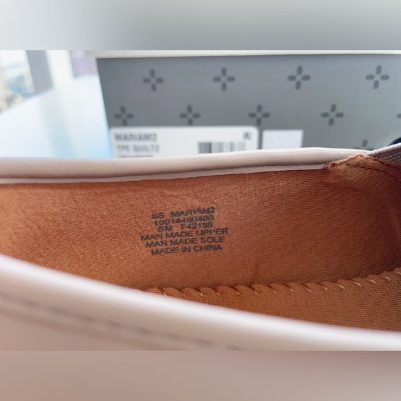 Sun + Stone Womens Mariam2 Quilted Flat Loafers Slip on Sneaker Taupe 7.5M/8M - Picture 6 of 14